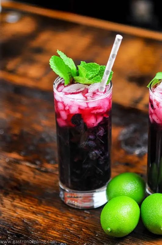 Blueberry mojito